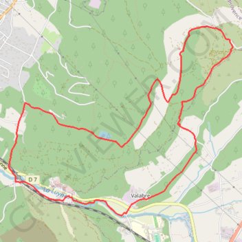 Trace GPS Le tour de la Forêt de Valabre, itinéraire, parcours