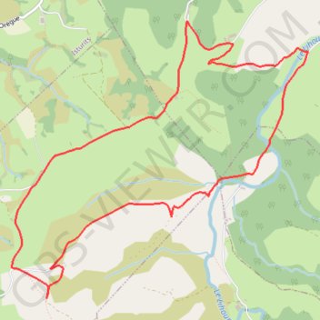 Trace GPS Boucle Saint Martin d'Arberoue Orègue par Bordaldea, itinéraire, parcours