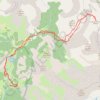 Trace GPS Tete de Sanguineirette, depuis Esteng, itinéraire, parcours