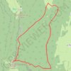 Trace GPS La Croix du Nivolet, itinéraire, parcours