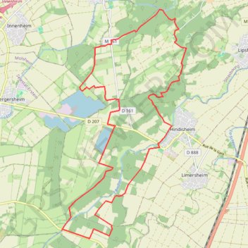 Trace GPS Le Long des Canaux, itinéraire, parcours
