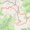 Trace GPS Tour dans le Mercantour Vallée des Merveilles, itinéraire, parcours