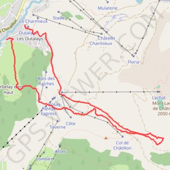 Trace GPS 🎿 🚶 LE GRAND BO // Le Chênu, itinéraire, parcours