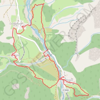 Trace GPS Champsaur - Les Gondouins, itinéraire, parcours