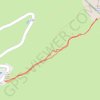 Trace GPS Pico Tentes desde el col de Tentes, itinéraire, parcours