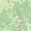Trace GPS Tour du Morvan - De Saint-Brisson-de-Breuil à Moulin-Simonneau, itinéraire, parcours