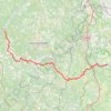 Trace GPS GR 6 : Rocamadour - Les Eyzies, itinéraire, parcours