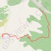 Trace GPS Crête de la Scie, itinéraire, parcours