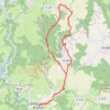 Trace GPS Sainte-Croix en Jarez, itinéraire, parcours