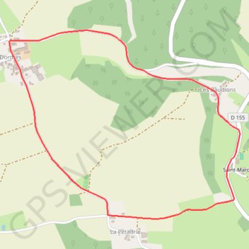 Trace GPS Circuit des hameaux - Corvol-l'Orgueilleux, itinéraire, parcours