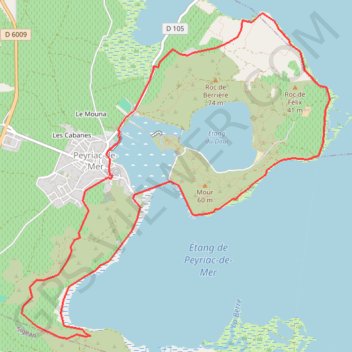 Trace GPS peyriac-de-mer-new, itinéraire, parcours