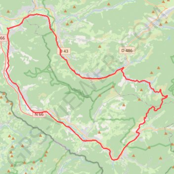 Trace GPS La Voie Verte des Hautes Vosges, itinéraire, parcours