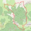 Trace GPS Rando Valdeblore-millefond, itinéraire, parcours