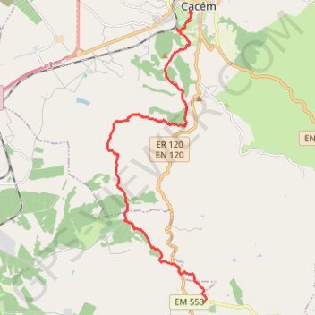 Trace GPS Rota Vicentina - Chemin historique - Étape 1, itinéraire, parcours