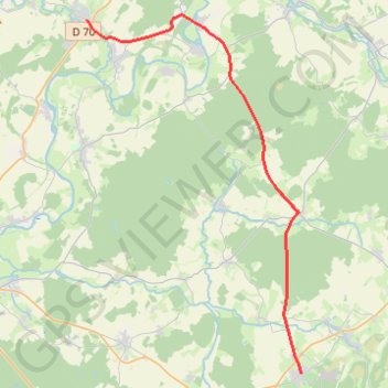 Trace GPS De Dampierre-sur-Salon à Gy, itinéraire, parcours