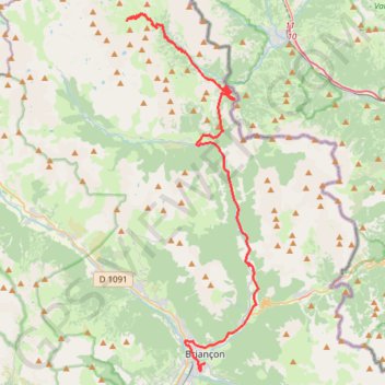 Trace GPS Lac du Lavoir (Vallée étroite), itinéraire, parcours