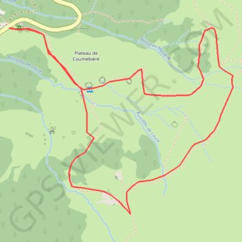 Trace GPS Étang de Labant, itinéraire, parcours