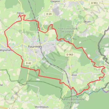 Trace GPS La Feronaise, itinéraire, parcours