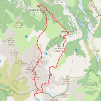 Trace GPS Lac du Vallon, itinéraire, parcours