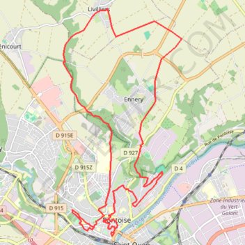 Trace GPS Sur les traces des pélerins, itinéraire, parcours