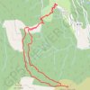 Trace GPS 2022 11 11 S- mont Falourde depuis Bairols, itinéraire, parcours