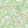 Trace GPS St Estephe 36 kms, itinéraire, parcours
