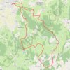 Trace GPS VTT en Toscane d'Auvergne : Sud-Est par la Gravière, itinéraire, parcours
