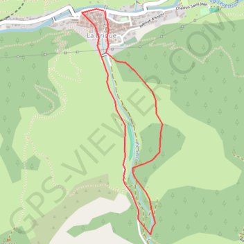 Trace GPS Rio Secco, itinéraire, parcours