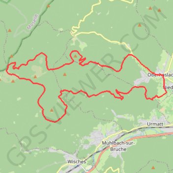 Trace GPS Rando des Feuilles Mortes, itinéraire, parcours