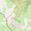 Trace GPS Lamatche, Ouratou, Pic de Burcq, O Riste en circuit depuis Aumet, itinéraire, parcours