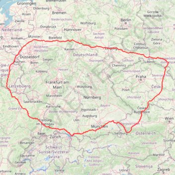 Trace GPS Marche-en-Famenne, itinéraire, parcours