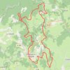 Trace GPS Saint-Just-en-Chevalet, itinéraire, parcours