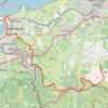 Trace GPS Hendaye - Olhette, itinéraire, parcours