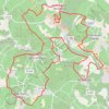 Trace GPS St Sulpice Louzac Cherves 33 kms, itinéraire, parcours