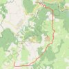 Trace GPS Cuassignac - Sainte-Enimie, itinéraire, parcours