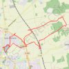Trace GPS De l'Étang de La Ballastière à la ferme d'Heuré au départ de Saint-Clément, itinéraire, parcours
