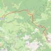 Trace GPS Traversée de la Margeride : étape de Paulhac en Margeride à Ruynes en Margeride, itinéraire, parcours