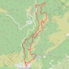 Trace GPS Boucle Caunes minervois - Citou, itinéraire, parcours