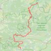 Trace GPS GR36 De Ribaute (Aude) à Sournia (Pyrénées-Orientales), itinéraire, parcours