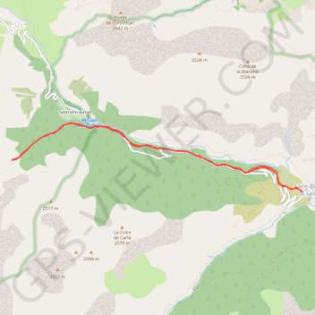 Trace GPS Cabane de la braisse, itinéraire, parcours