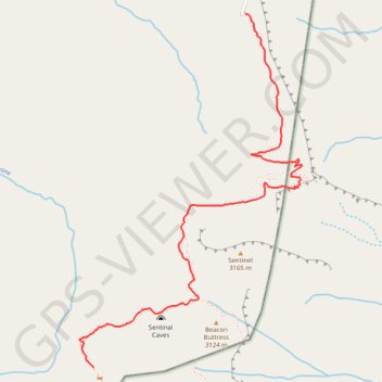 Trace GPS Chain Ladder Path, itinéraire, parcours
