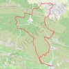 Trace GPS Aureille - Le Grand Calan, itinéraire, parcours
