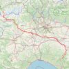 Trace GPS Via Francigena 1ère partie (Orsières - Passo della Cisa), itinéraire, parcours