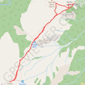 Trace GPS L'Aquila, itinéraire, parcours