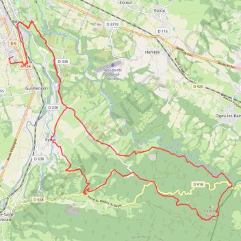 Trace GPS Tour du Bager à VTT, itinéraire, parcours