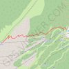 Trace GPS Itinéraire de ski de randonnée "La Doudou", itinéraire, parcours