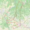 Trace GPS Les vignes Comtadines - Sarrians, itinéraire, parcours