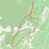 Trace GPS Sentier Meursault - Blagny, itinéraire, parcours