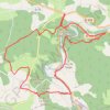 Trace GPS Bône - Cazals par la falaise du Capucin, itinéraire, parcours
