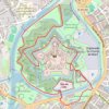Trace GPS Autour de la citadelle de Lille, itinéraire, parcours